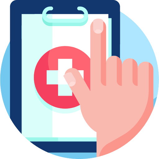 Blood donation transfusion report hospital icon