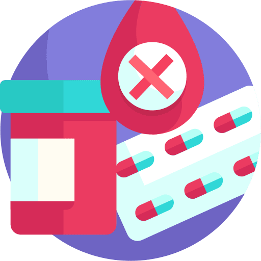 Forbidden not allowed hospital healthcare and medical icon