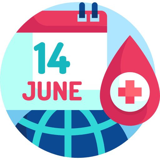 World blood donor day healthcare and medical calendar world blood donor day icon World blood donor day healthcare and medical calendar world blood donor day icon