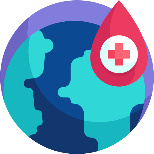 World blood donor day healthcare and medical international day world icon