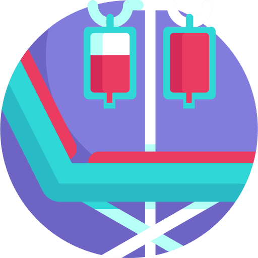Blood donation healthcare and medical bed iv bag icon Blood donation healthcare and medical bed iv bag icon