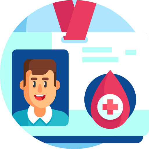 Donor card transfusion hospital healthcare and medical icon Donor card transfusion hospital healthcare and medical icon