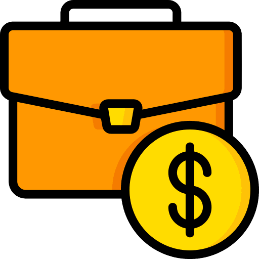 Briefcase work job business and finance icon