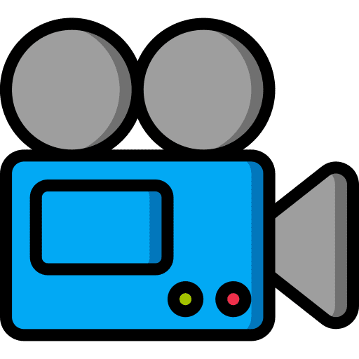 Video camera cinema camera movie icon