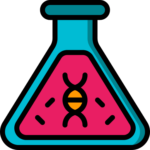 Flask scientist flask chemicals icon