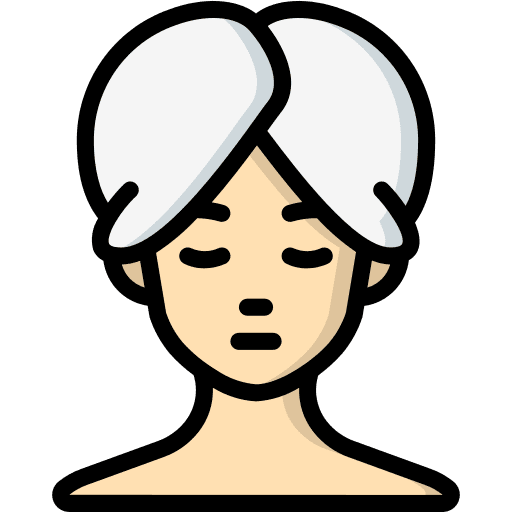 Beauty treatment spa mask wellness icon