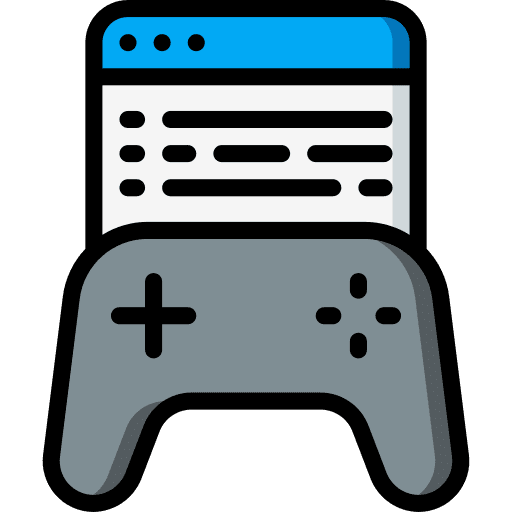 Game development gaming window design icon