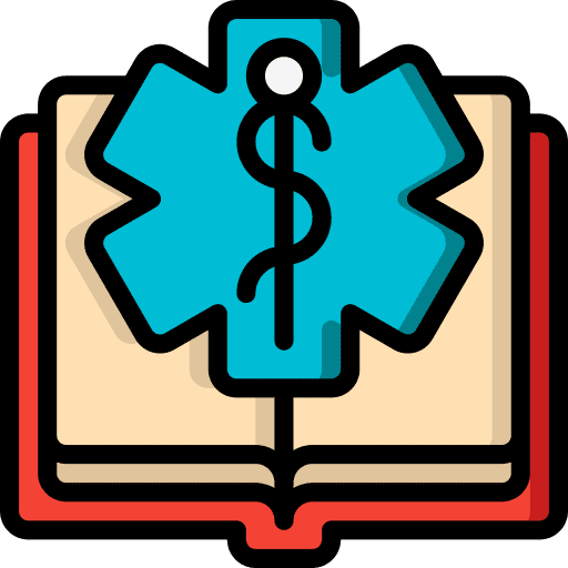 Book medicine book healthcare and medical icon