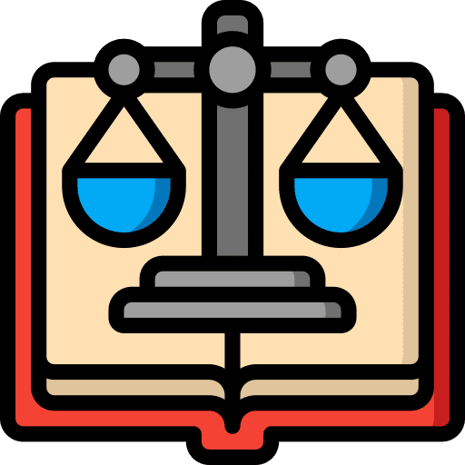 Law study book law icon