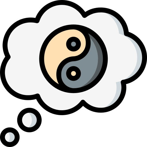 Philosophy cultures peace yin yang icon