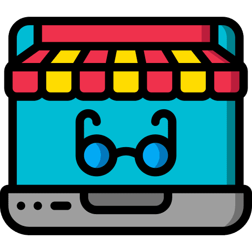 Ecommerce shop ecommerce online icon