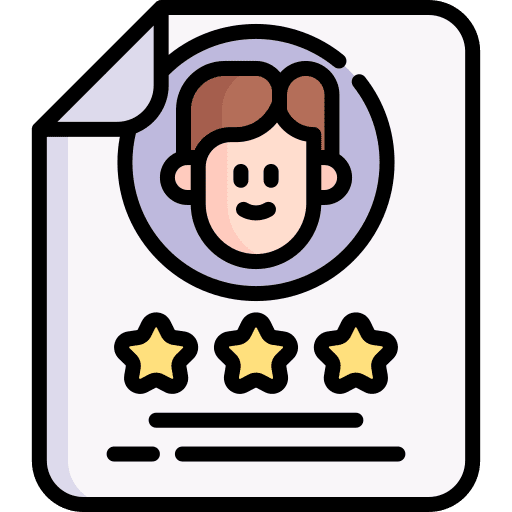 Resume portfolio profile application icon Resume portfolio profile application icon