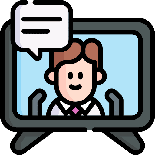 Speech speech meeting campaign icon