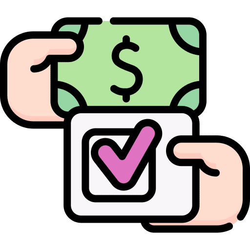 Vote vote exchange hand icon