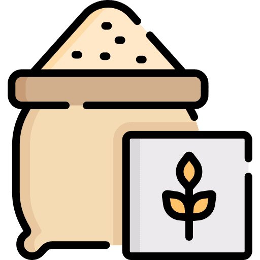 Wheat flour bag cook sack icon Wheat flour bag cook sack icon