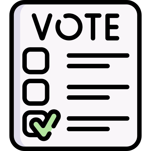Ballot voting politics file icon Ballot voting politics file icon