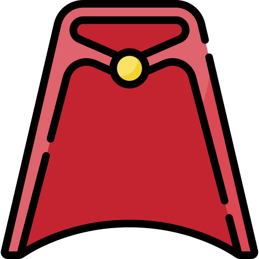 Cape superhero miscellaneous superpower icon