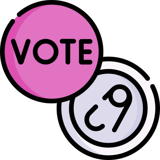 Vote election politics pin icon Vote election politics pin icon