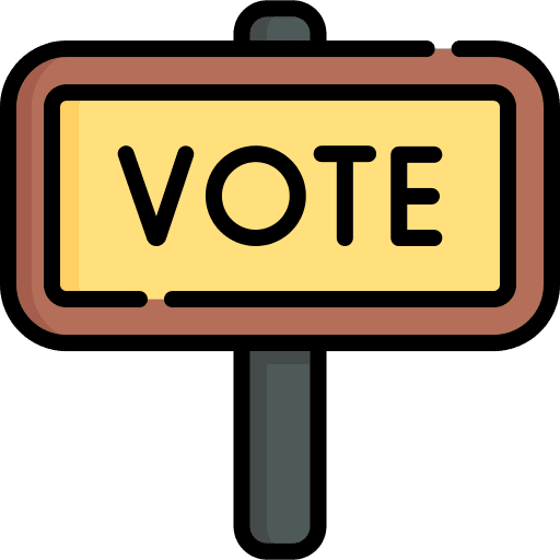 Vote miscellaneous vote plate icon Vote miscellaneous vote plate icon