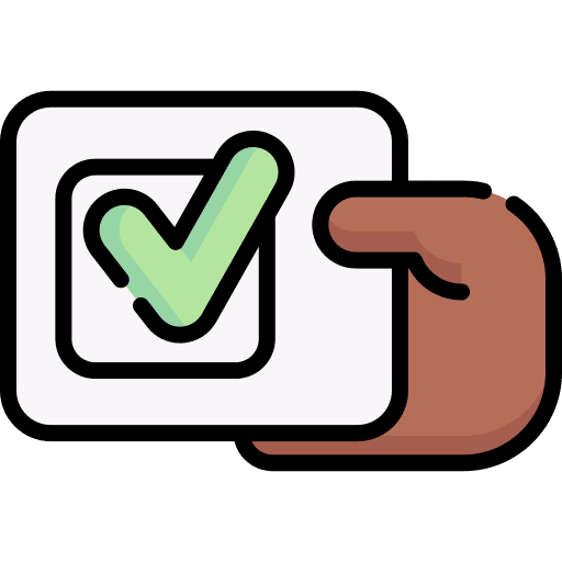 Vote vote hand card icon Vote vote hand card icon
