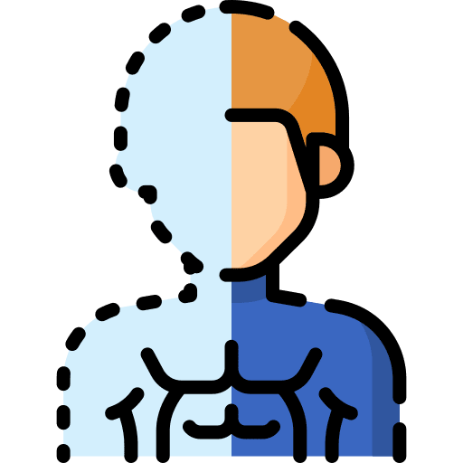 Invisible superhero invisible character icon