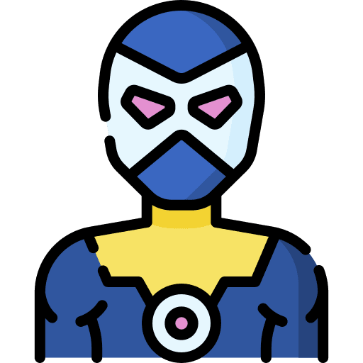Villain user eye mask avatar icon Villain user eye mask avatar icon