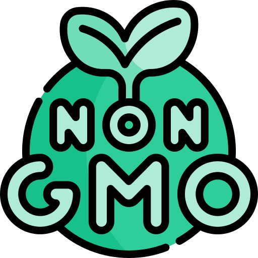 No gmo forbidden vegan signaling icon