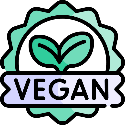 Vegan nature quality vegetarian icon