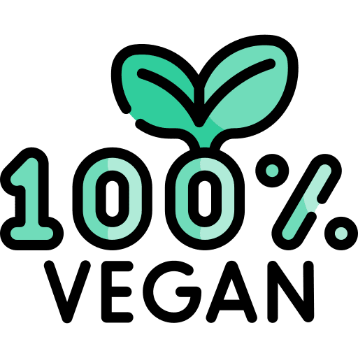 Vegan signaling vegan symbol icon