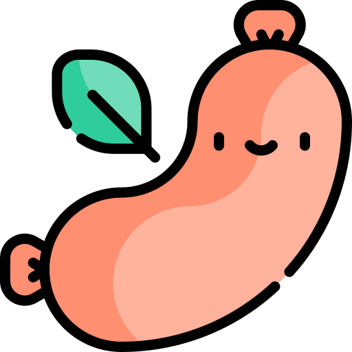Sausage healthy food diet leaf icon Sausage healthy food diet leaf icon