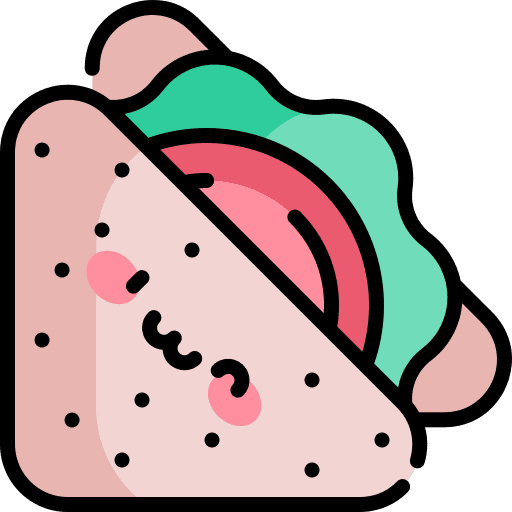 Sandwich snack flag vegan icon Sandwich snack flag vegan icon