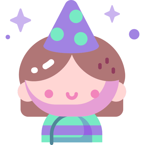 Birthday girl celebration birthday and party user icon Birthday girl celebration birthday and party user icon