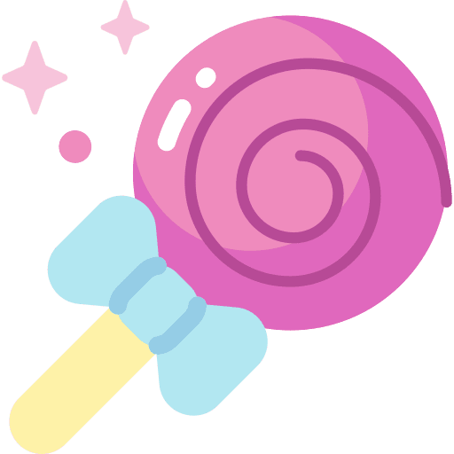 Lollipop sugar candy dessert icon