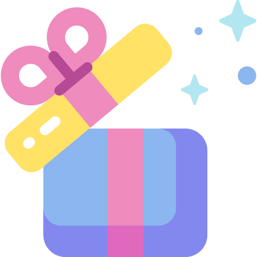 Present birthday and party box gift icon Present birthday and party box gift icon