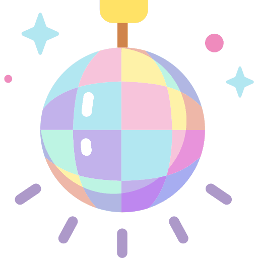 Disco ball entertainment disco ball club icon Disco ball entertainment disco ball club icon
