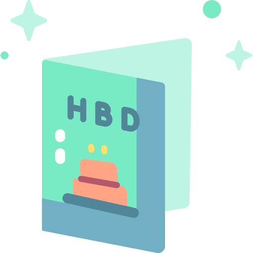 Greeting card birthday card happy birthday invitation icon Greeting card birthday card happy birthday invitation icon