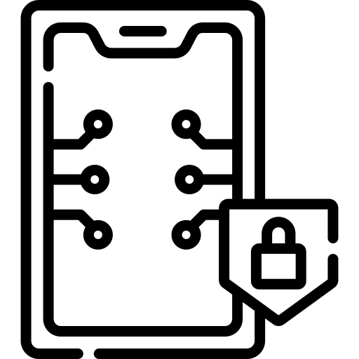 Mobile security safety security safe icon