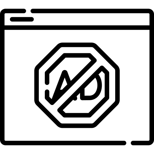 Ad blocker web protection ad blocker internet security icon Ad blocker web protection ad blocker internet security icon