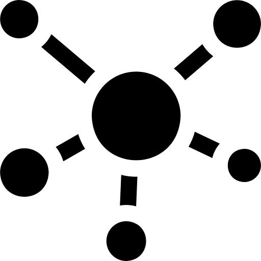 Connections connectivity neural network blended learning icon