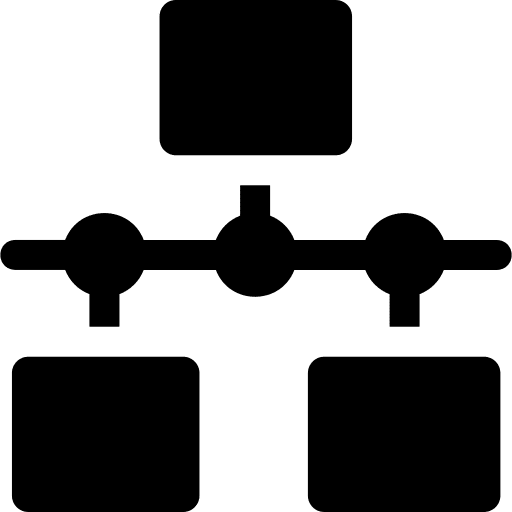 Network computer connection slot machine icon