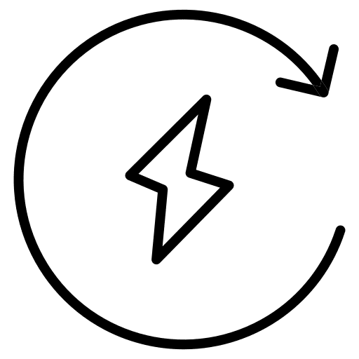 Energy flash electronics reload icon Energy flash electronics reload icon