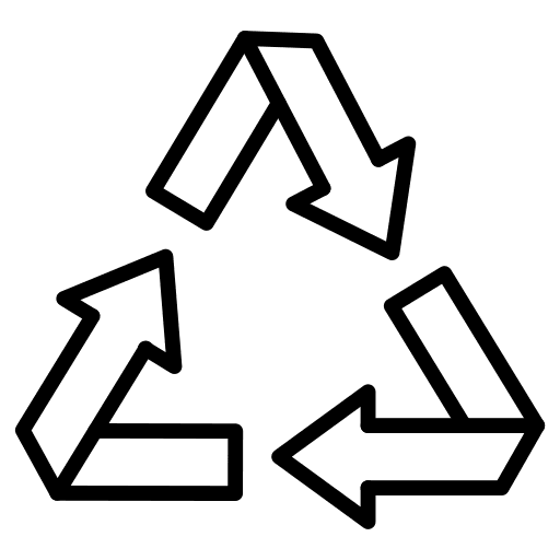 Recycle recycle arrows signs icon