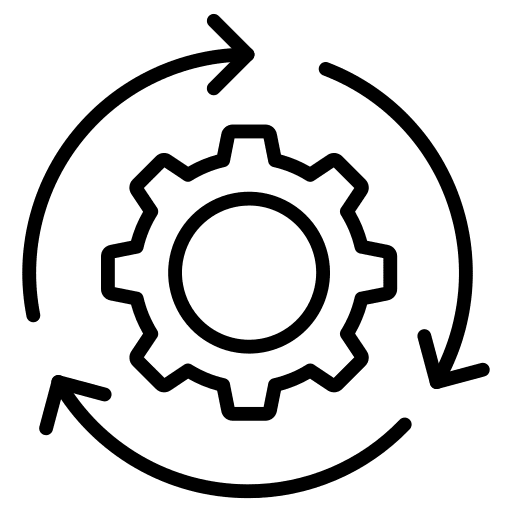 Setting cogwheel settings metal gear icon