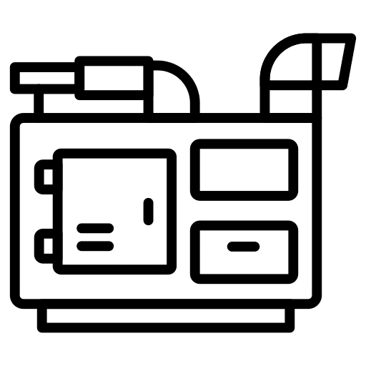 Electric generator lightning technology electric generator icon Electric generator lightning technology electric generator icon