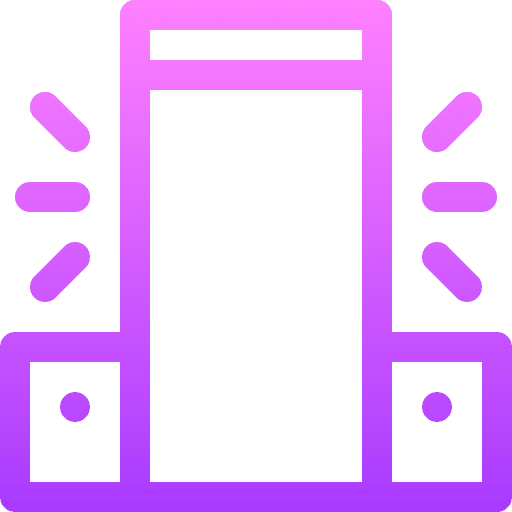 Metal detector detector metal security icon