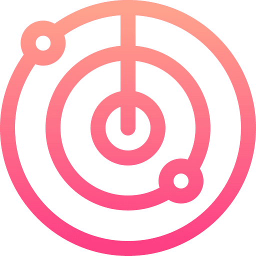 Radar find my phone technology gps icon