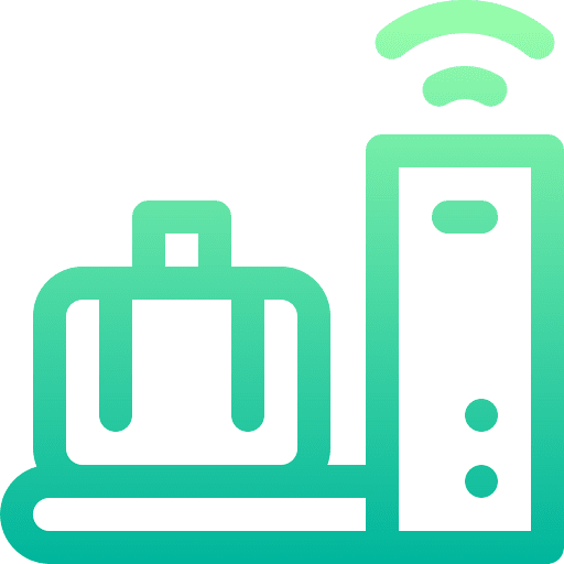 Luggage scan scanner travel scanning icon Luggage scan scanner travel scanning icon