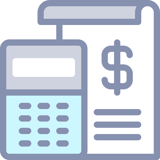 Calculator budget business and finance expense icon
