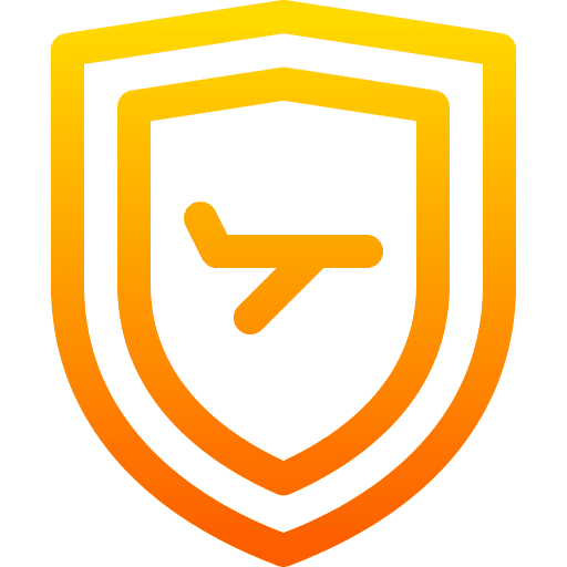 Safe flight airplane safe flight shield icon Safe flight airplane safe flight shield icon