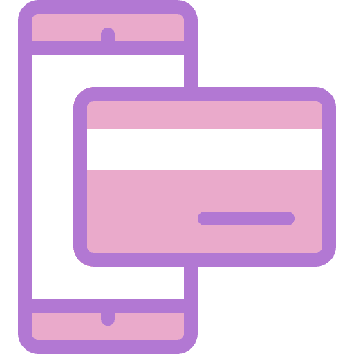 Payment smartphone method mobile phone icon